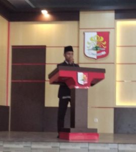 Laporan Pelaksanaan Acara oleh Sultah Hasibuan selaku Ketua Panitia (foto: rokania doc)
