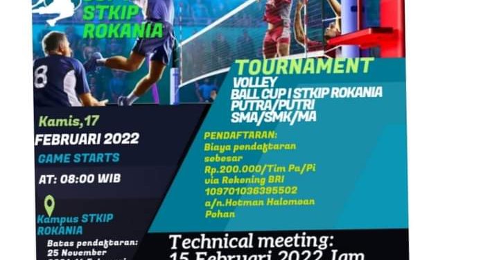 HIMJAR STKIP Rokania Akan Adakan Turnamen Bola Voli Tingkat SMA Sederajat.