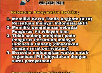 PII Riau Mengadakan Seleksi Calon Ketua Periode 2021-2024