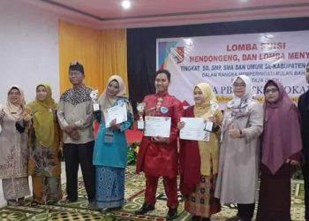 Acara Lomba Puisi, Mendongeng dan Menyanyi yang Ditaja HIMA PBSI Sukses Dilaksanakan