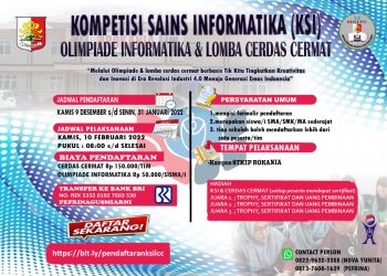 HIMA PTI Akan Adakan Kompetisi Sains Informatika (KSI) dan Olimpiade Informatika