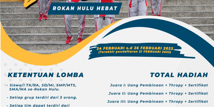 Lomba SKJ Rokan Hulu Hebat Antar Sekolah Akan Diadakan pada Februari 2022