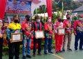 Perwakilan Peserta berfoto bersama Gubernur Riau