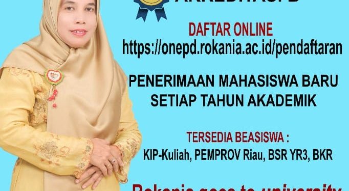 Brosur Penerimaan Calon Mahasiswa Baru Rokania