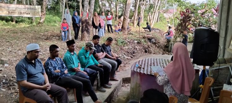 Acara pembukaan sebelum pemotongan qurban (foto: Wahyu Rokania)