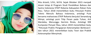 Biodata Rita Arianti, M.Pd.