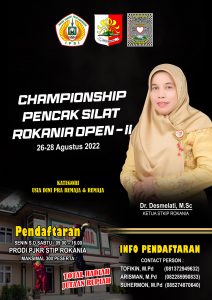 Brosur Pencak Silat Rokania Cup II