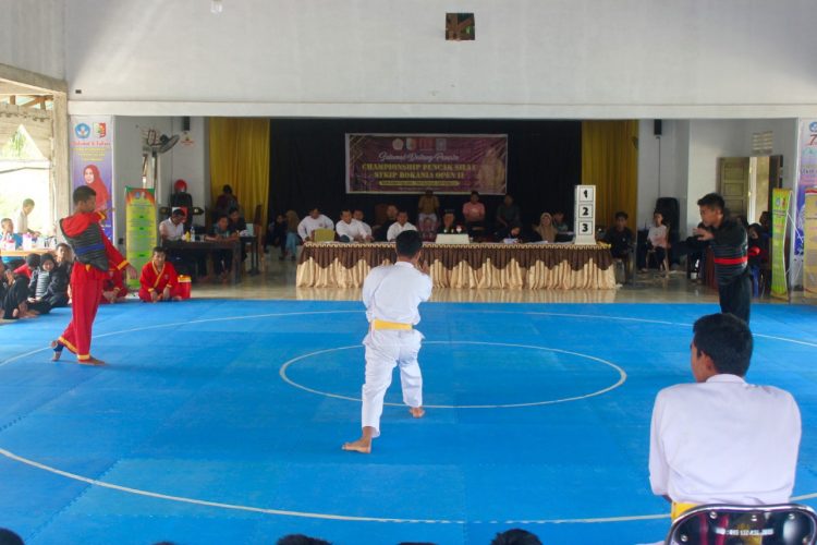 Aksi pesilat saat pembukaan