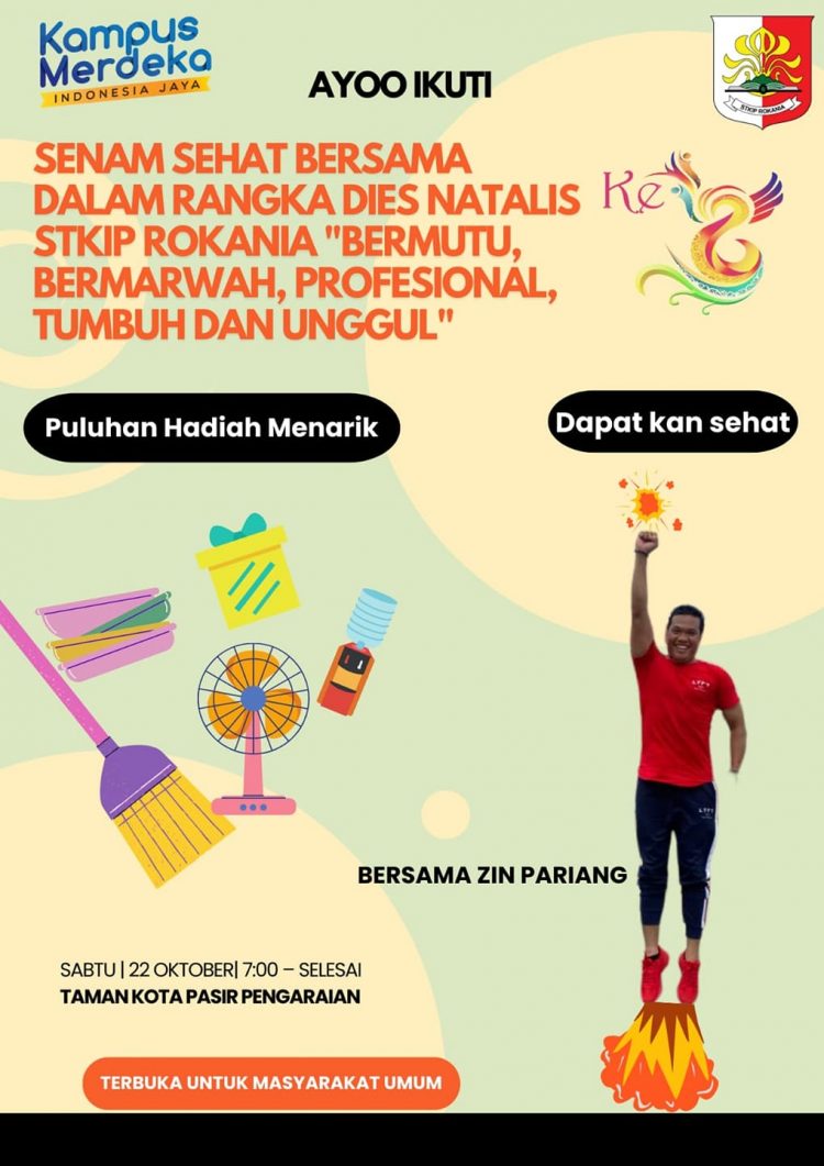 Senam Sehat di Taman Kota