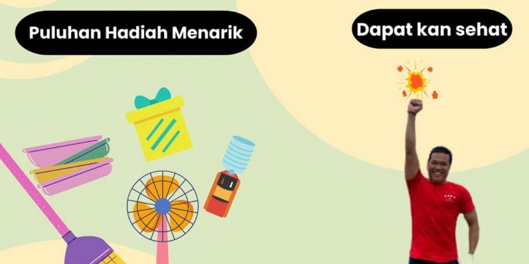 Senam Sehat di Taman Kota