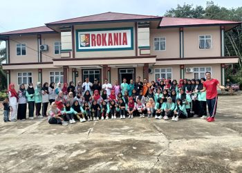 Sebagian peserta senam