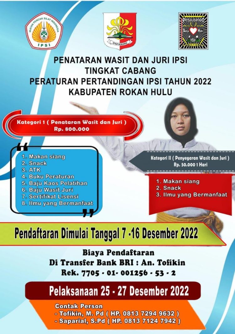 Penataran Wasit dan Juri IPSI Rohul