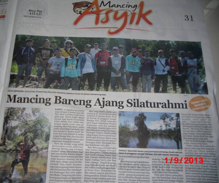 Mancing Asyik 1 Sep 2013