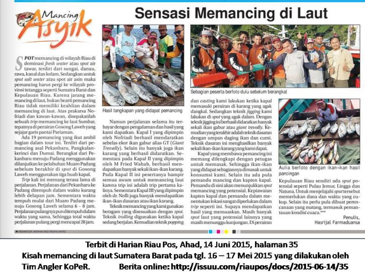 Riau Pos 14 Juni 2015