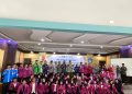 Para pengurus BEM Universitas Rokania dan undangan ikut menghadiri pelantikan (foto:humas rokania)