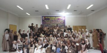 Mahasiswa PBSI Universitas Rokania Hidupkan Silaturahmi Lewat Berbuka Bersama di Sapadia Hotel Pasir Pengaraian