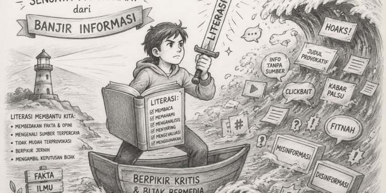 literasi au chaidir