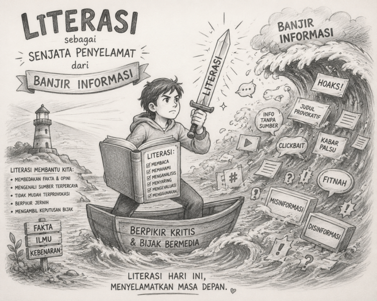 literasi au chaidir